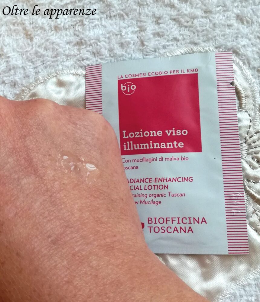 lozione viso illuminante biofficina toscana