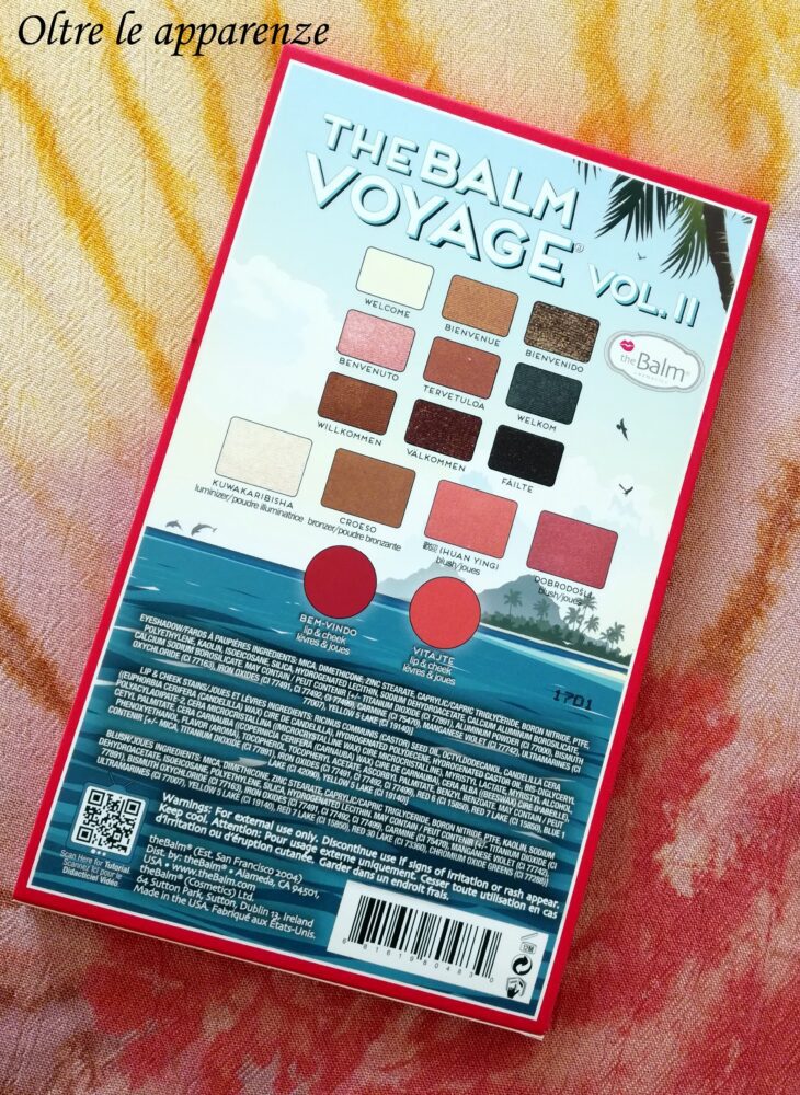 palette per le vacanze - 'The balm voyage vol. II