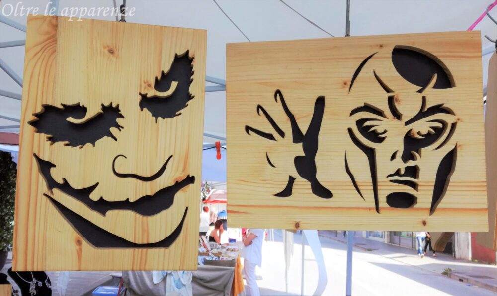 Riccioli e nodi legno