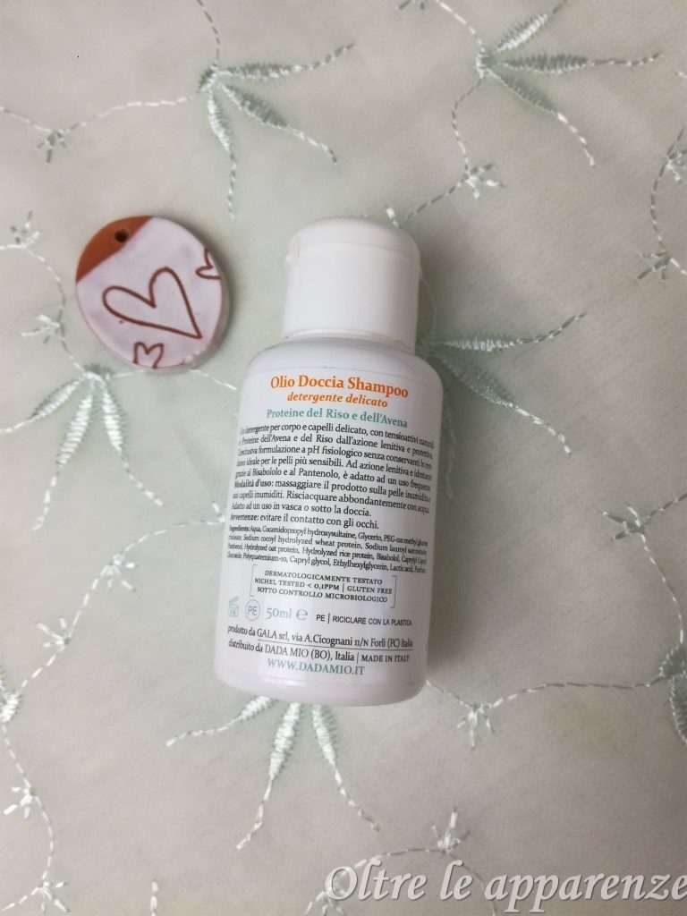 olio doccia shampoo inci
