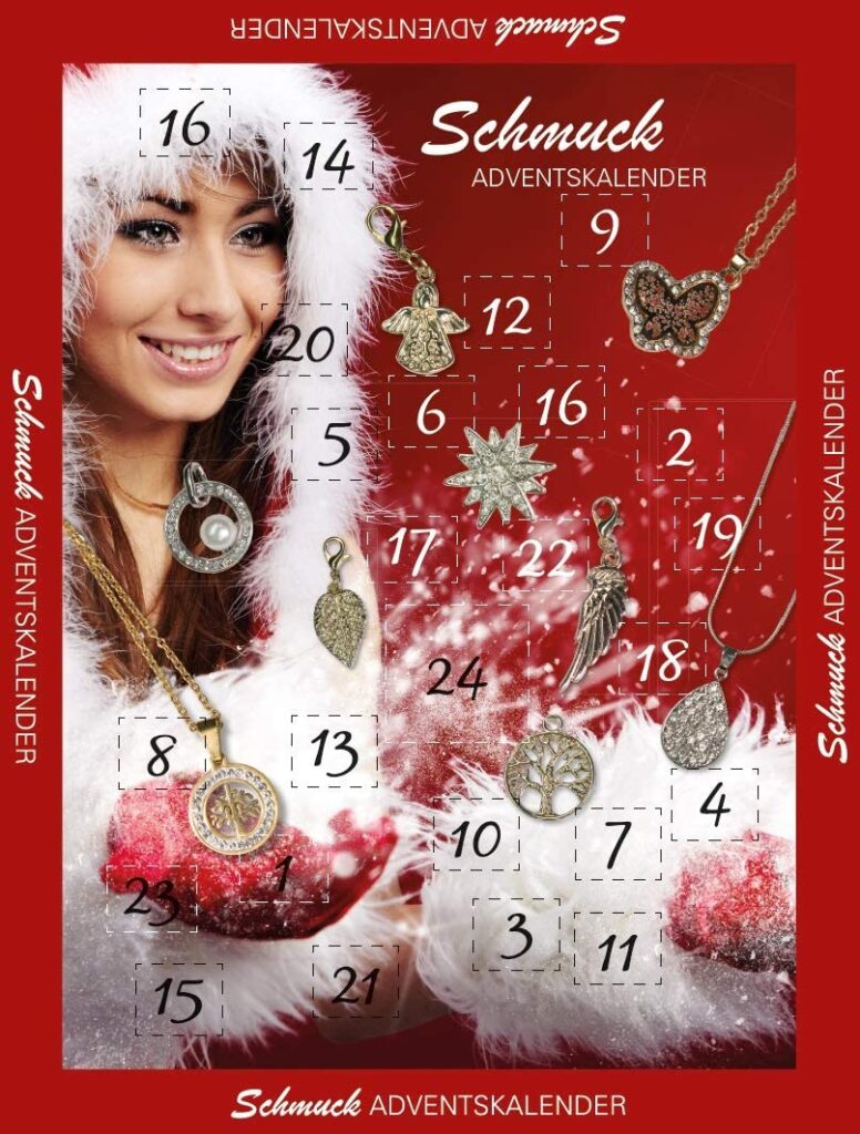 calendario avvento gioielli