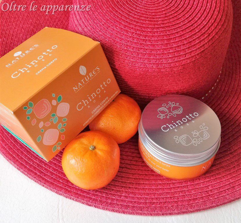 crema corpo al chinotto e rosa della nature's