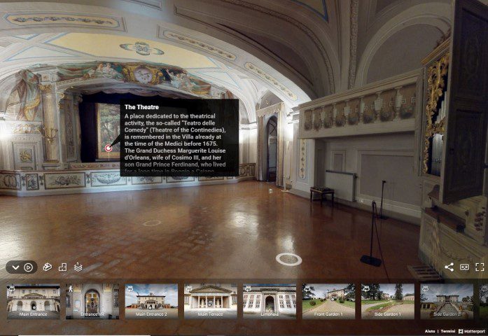 turismo virtuale villa medicea