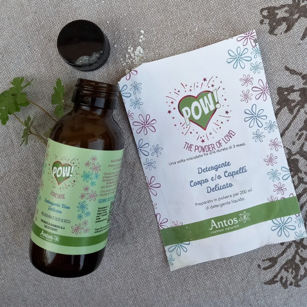 detergente in polvere di Antos POW