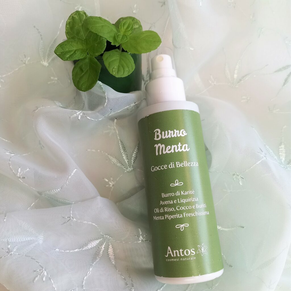 Burro menta di Antos: Una crema spray