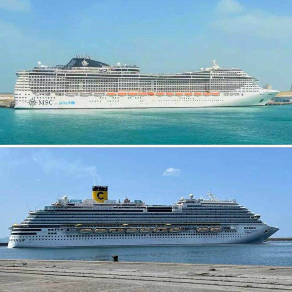 MSC vs Costa  le navi