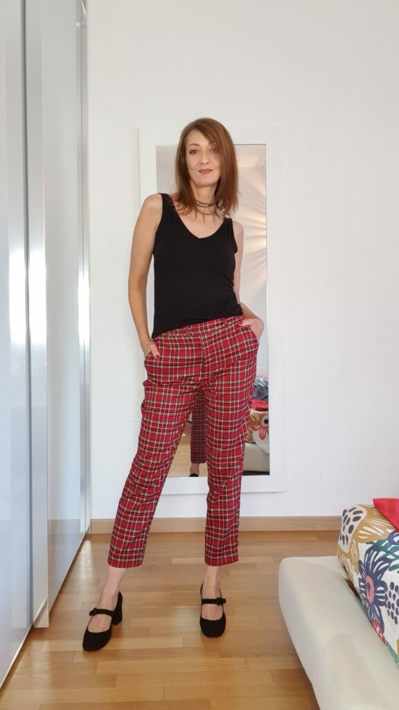 moda autunno inverno 2023  paola tartan