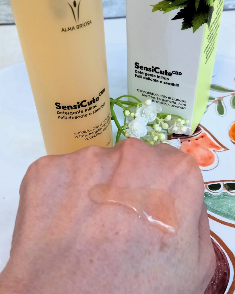alma briosa sensicute cbd detergente intimo